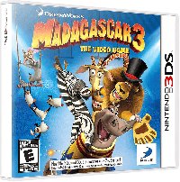 Madagascar 3: Europe's Most Wanted PAL Nintendo 3DS PAL box art
